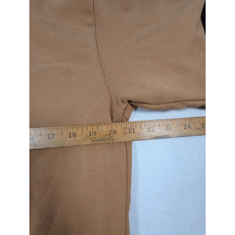 1st Phorm Hoodie Mens Medium Tan Pullover Gym Workout Athleisure gorpcore street - Picture 7 of 9